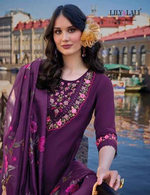 Lily & Lali Srivalli Viscose Readymade Suit (6 pcs Catalogue)