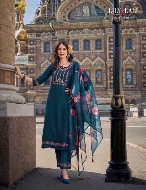 Lily & Lali Srivalli Viscose Readymade Suit (6 pcs Catalogue)