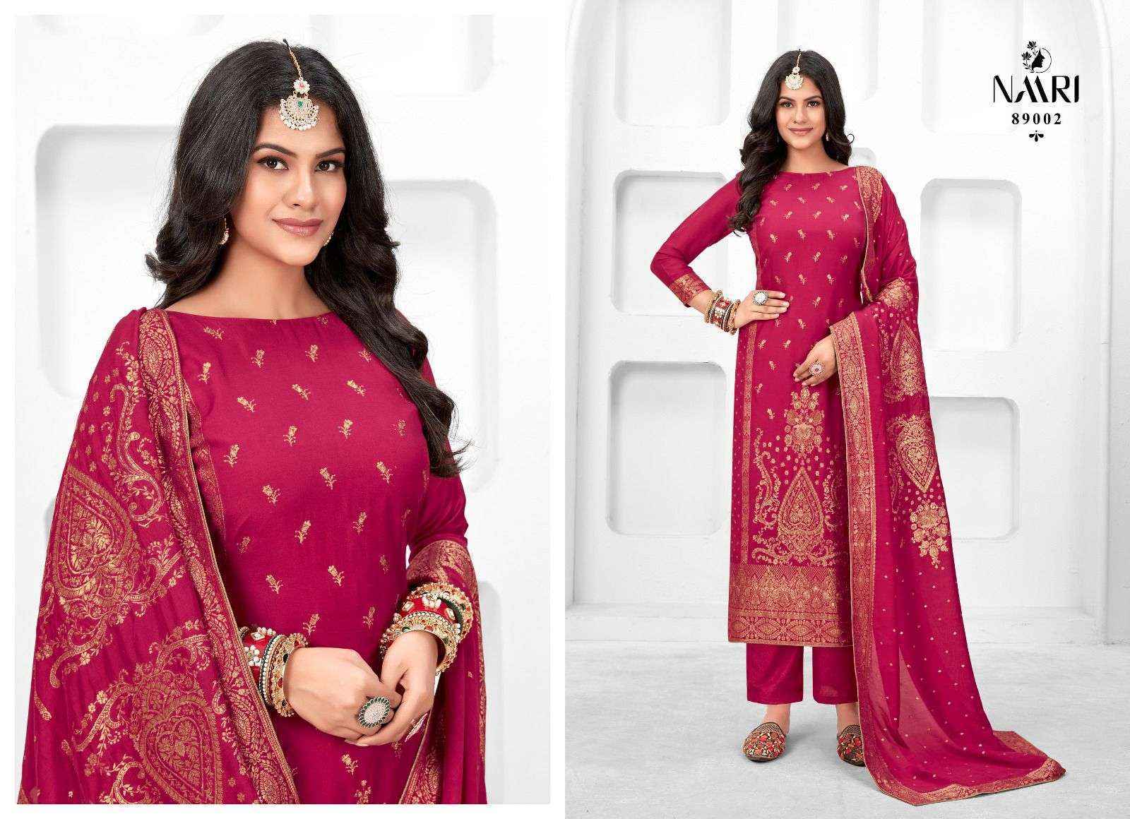 Naari Mehak Vol-2 Muslin Jacquard Dress Material (4 pcs Catalogue)