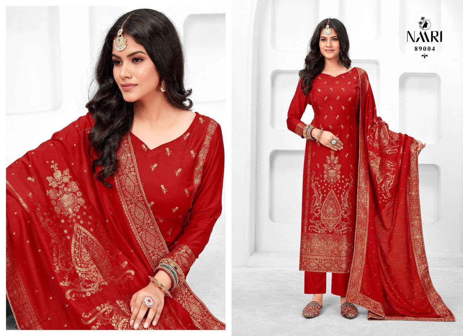 Naari Mehak Vol-2 Muslin Jacquard Dress Material (4 pcs Catalogue)