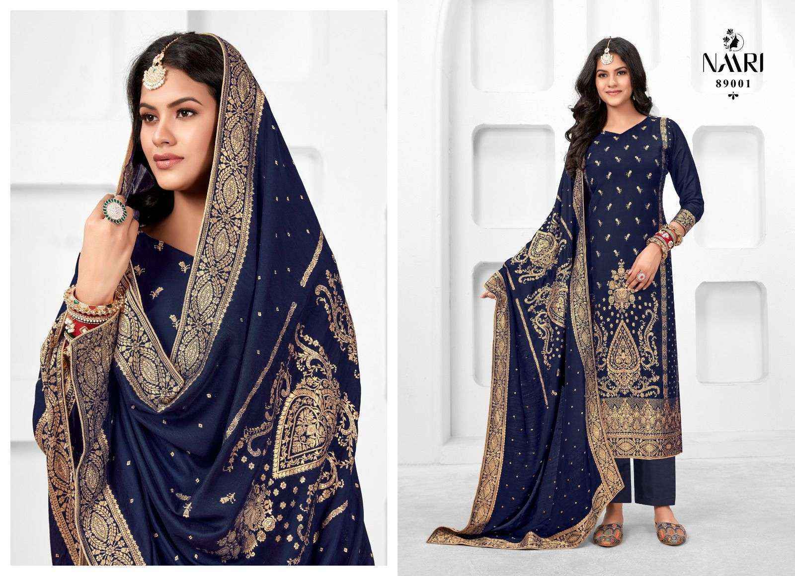 Naari Mehak Vol-2 Muslin Jacquard Dress Material (4 pcs Catalogue)