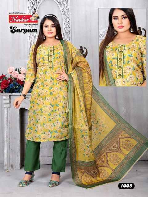Navkar Sargam Vol 1 Tissue Kurti Combo 8 pcs Catalogue