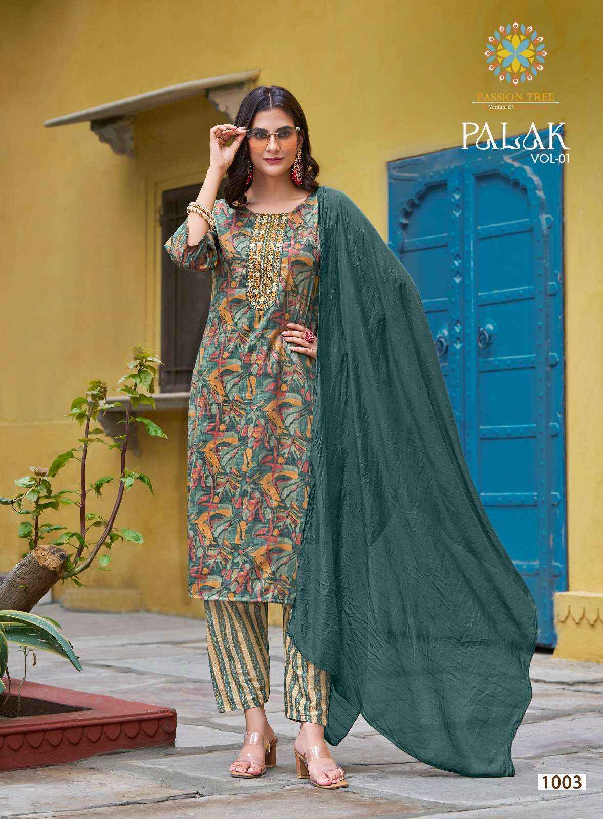 Passion Tree Palak Vol-1 Capsule Reradymade Suit (10 pcs Catalogue)