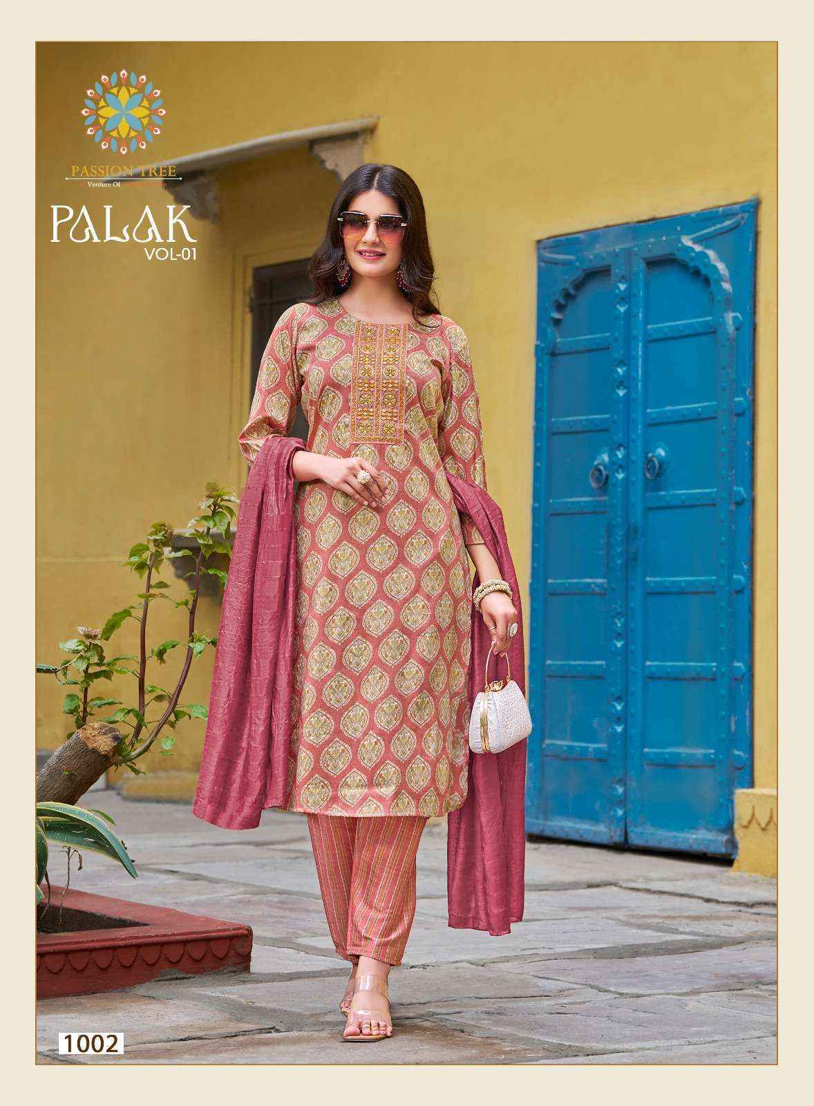 Passion Tree Palak Vol-1 Capsule Reradymade Suit (10 pcs Catalogue)