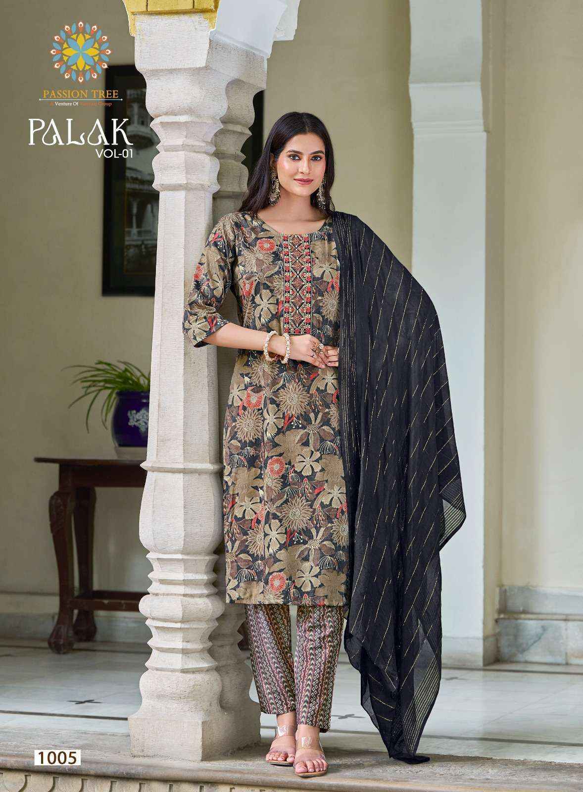 Passion Tree Palak Vol-1 Capsule Reradymade Suit (10 pcs Catalogue)