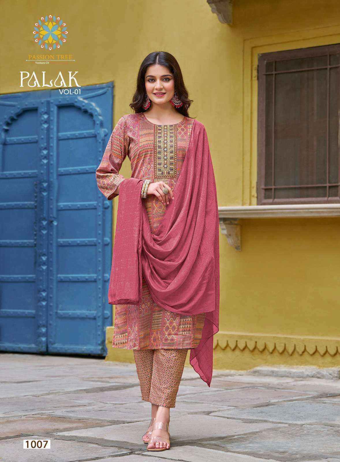 Passion Tree Palak Vol-1 Capsule Reradymade Suit (10 pcs Catalogue)