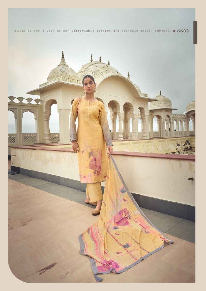 PRM Trendz Eknoor Musline Silk Dress Material (6 pcs Catalogue)