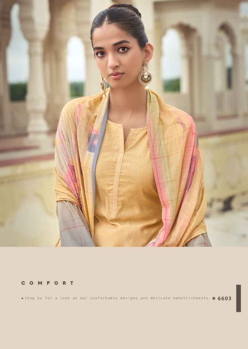 PRM Trendz Eknoor Musline Silk Dress Material (6 pcs Catalogue)