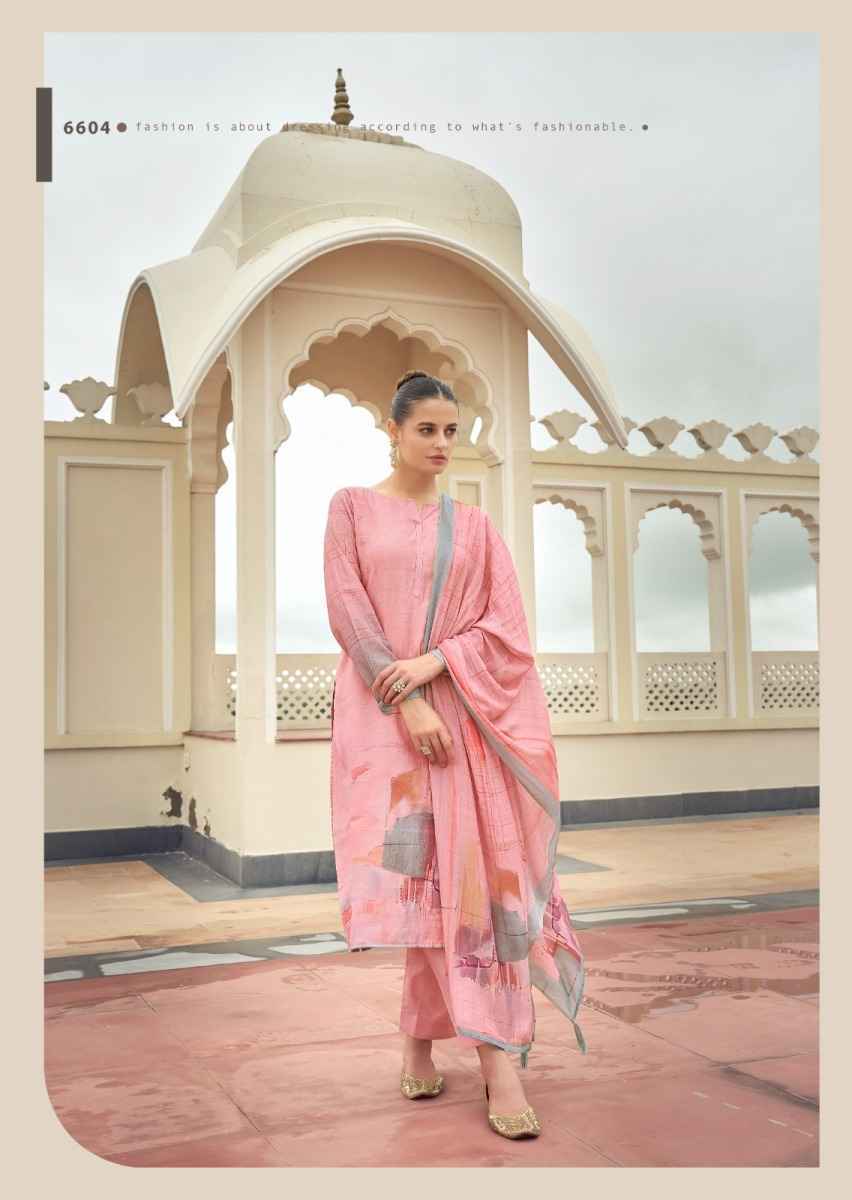 PRM Trendz Eknoor Musline Silk Dress Material (6 pcs Catalogue)