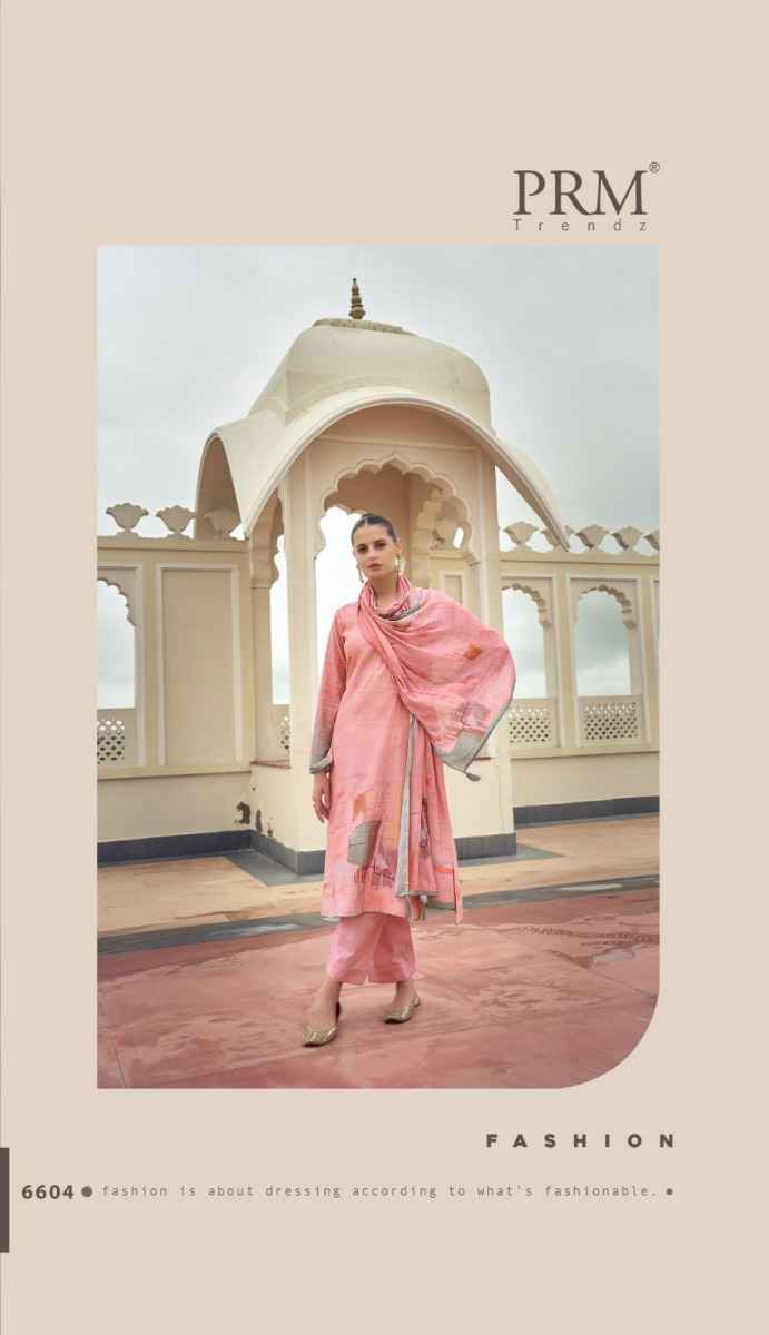 PRM Trendz Eknoor Musline Silk Dress Material (6 pcs Catalogue)