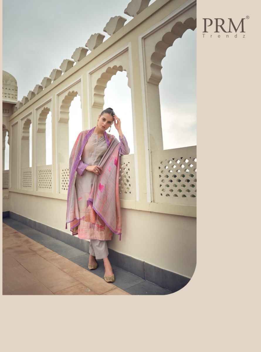 PRM Trendz Eknoor Musline Silk Dress Material (6 pcs Catalogue)