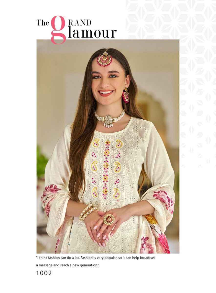 Radhika Lifestyle Fashion Diva Vol-1 Chanderi Silk Readymade Suit (6 pcs Catalogue)