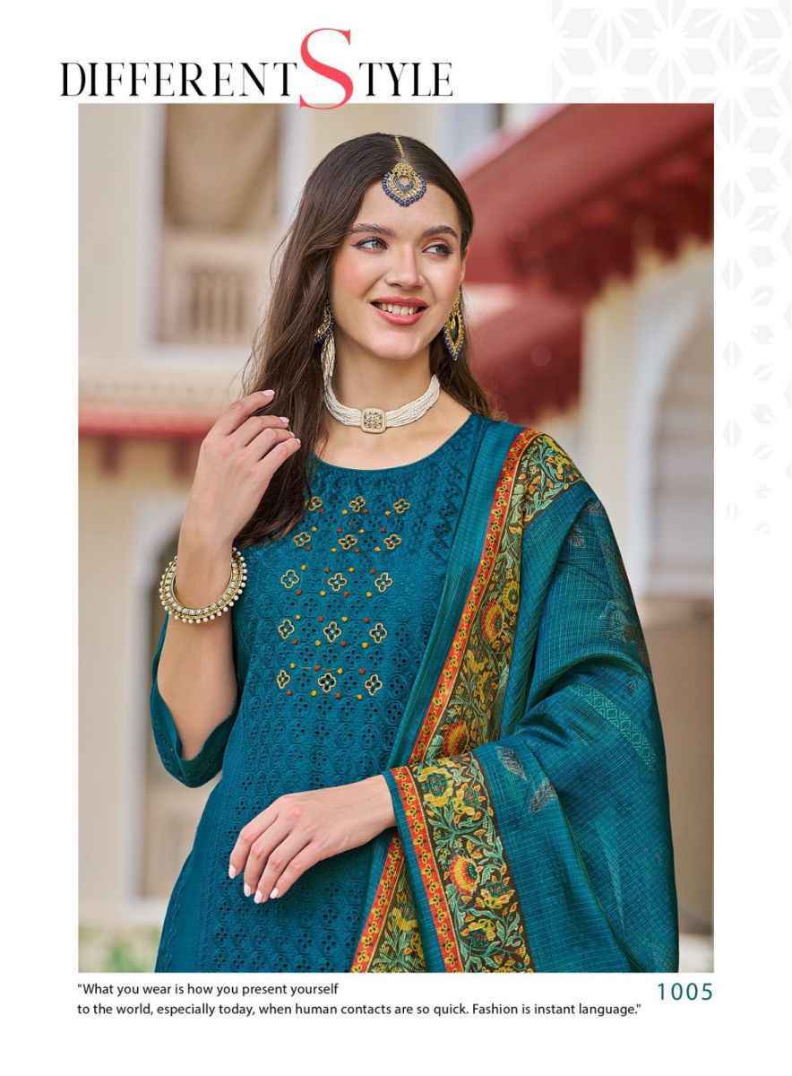 Radhika Lifestyle Fashion Diva Vol-1 Chanderi Silk Readymade Suit (6 pcs Catalogue)