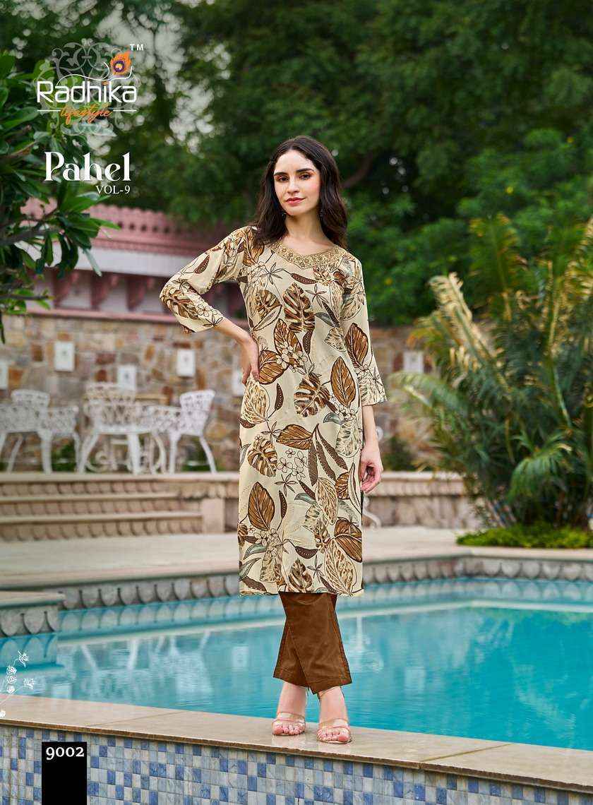 Radhika Lifestyle Pahel Vol-8 Rayon Kurti (7 pcs Catalogue)