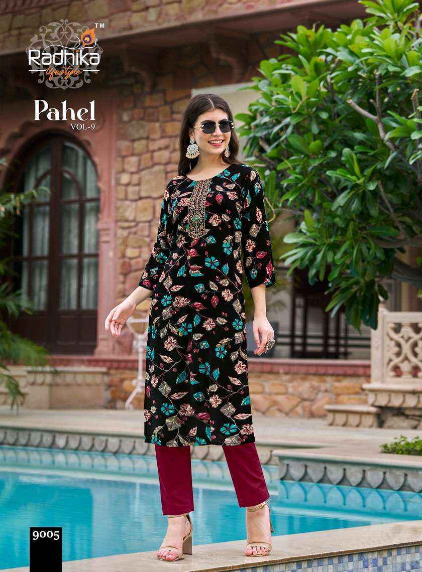 Radhika Lifestyle Pahel Vol-8 Rayon Kurti (7 pcs Catalogue)