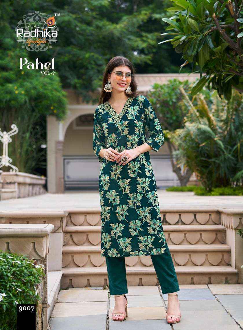 Radhika Lifestyle Pahel Vol-8 Rayon Kurti (7 pcs Catalogue)