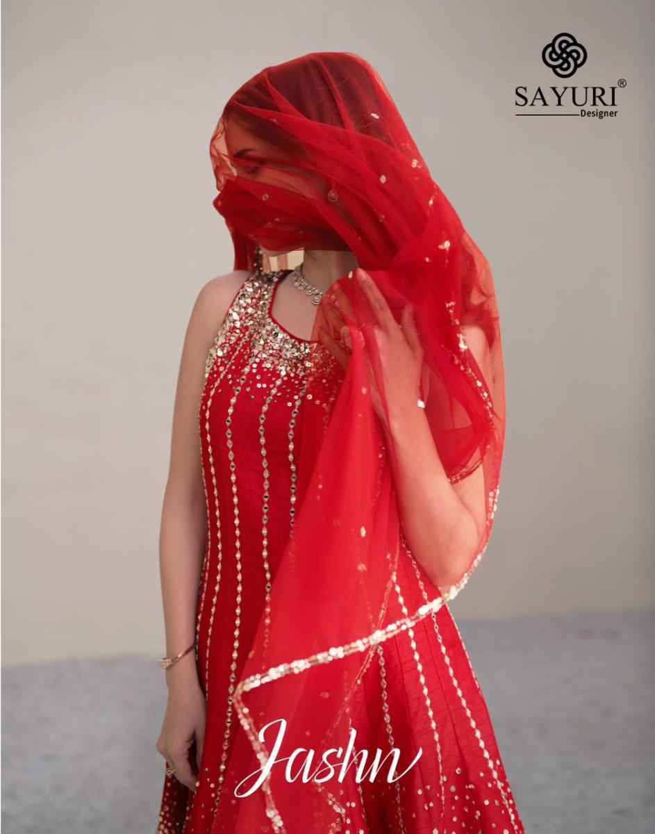 Sayuri Designer Jashn Silk Readymade Dress (3 pcs Catalogue)