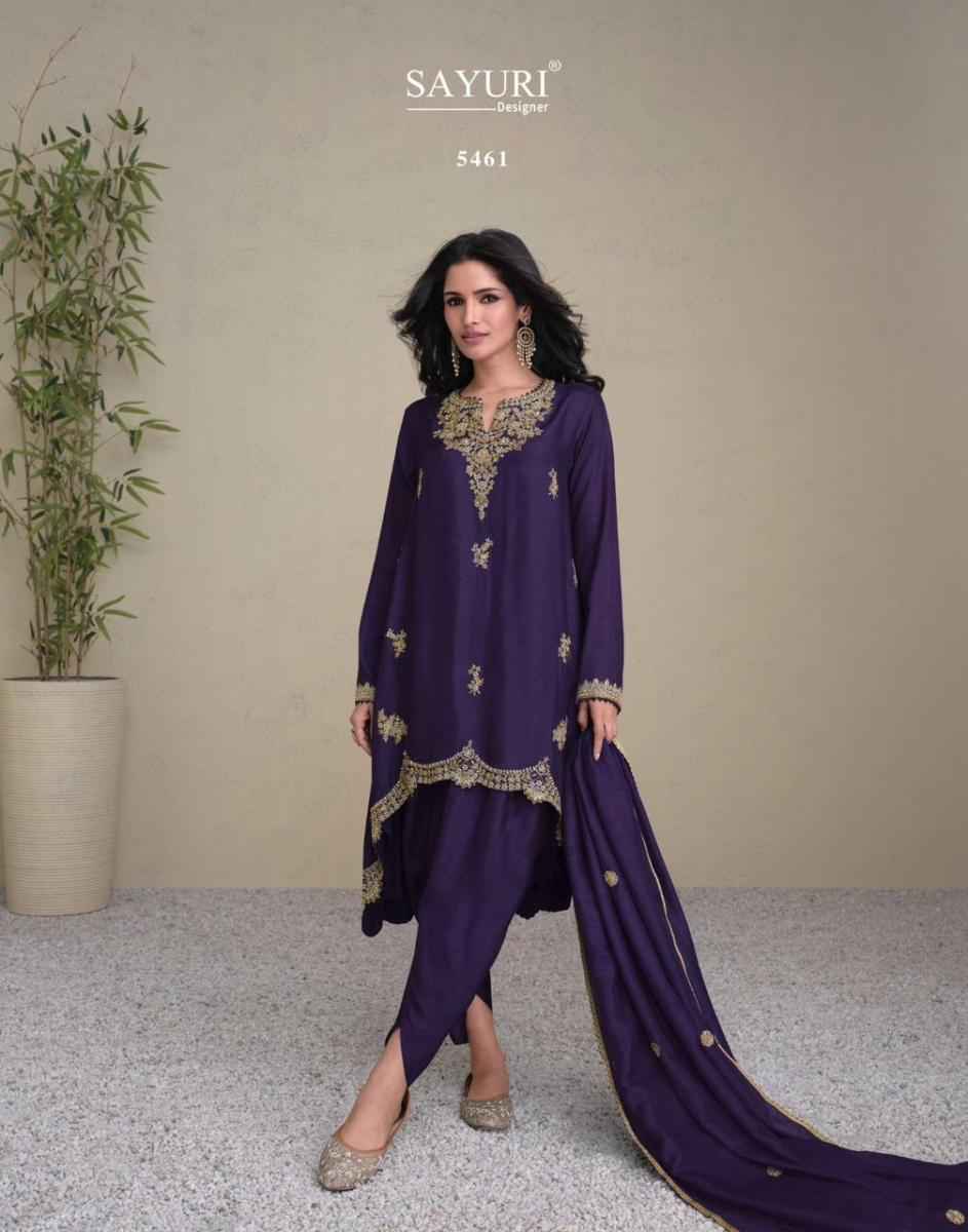 Sayuri Designer Jashn Silk Readymade Dress (3 pcs Catalogue)