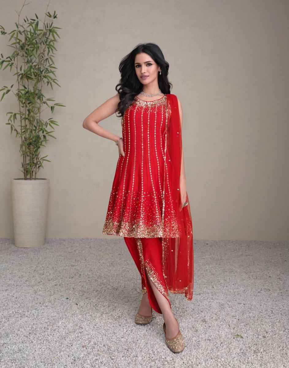 Sayuri Designer Jashn Silk Readymade Dress (3 pcs Catalogue)