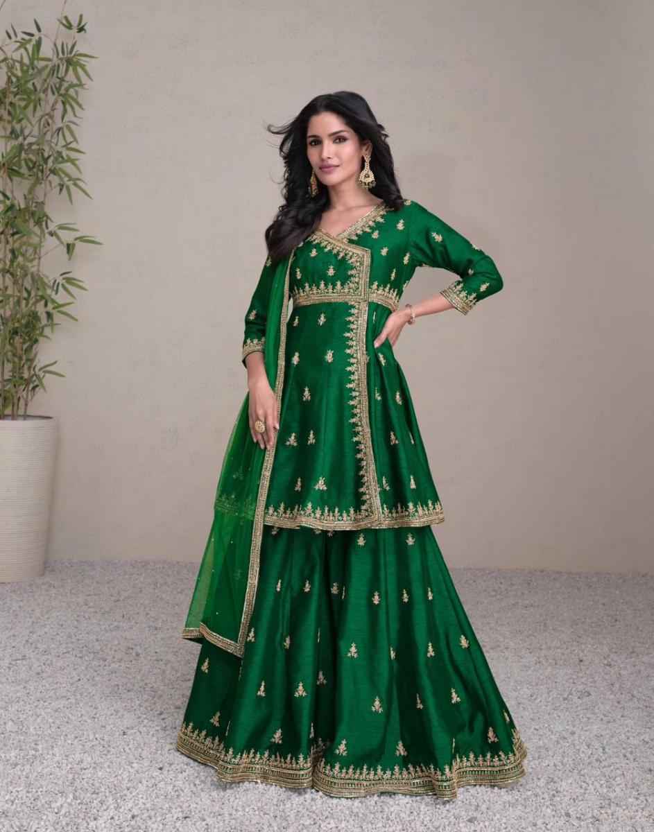 Sayuri Designer Jashn Silk Readymade Dress (3 pcs Catalogue)