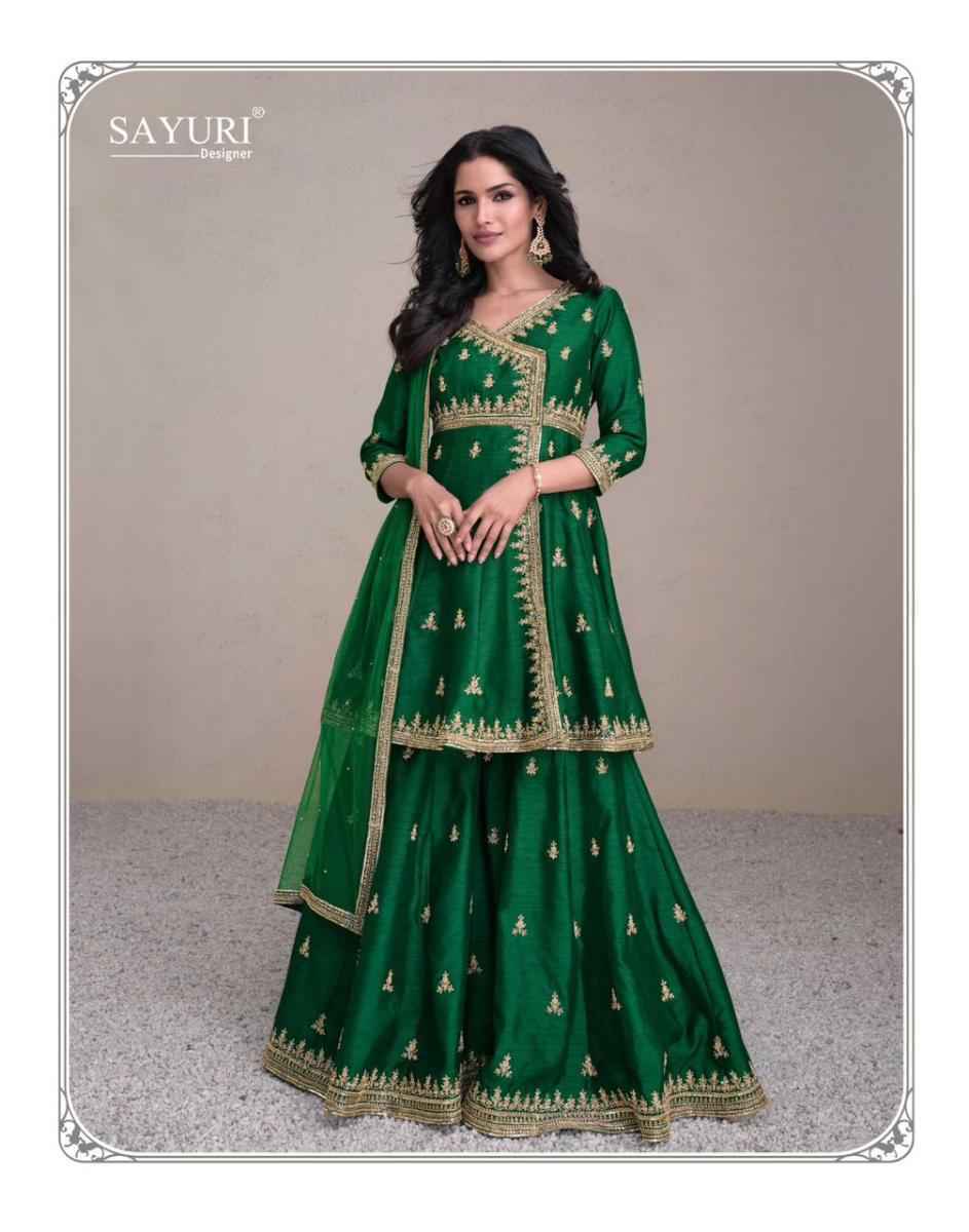 Sayuri Designer Jashn Silk Readymade Dress (3 pcs Catalogue)