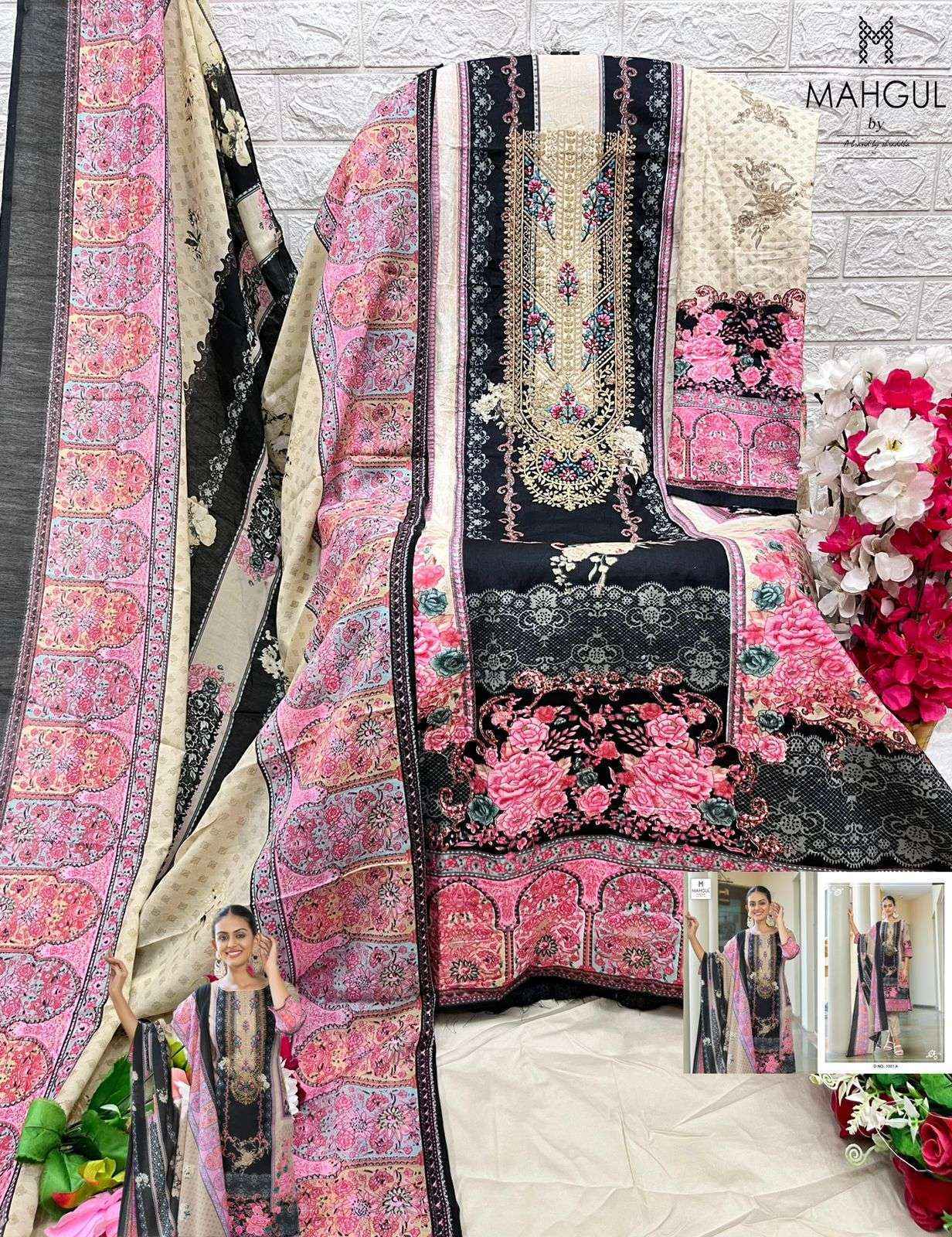 Shraddha Nx Mahgul Sitra Vol 1 Lawn Cotton Dress Material 4 pcs Catalogue