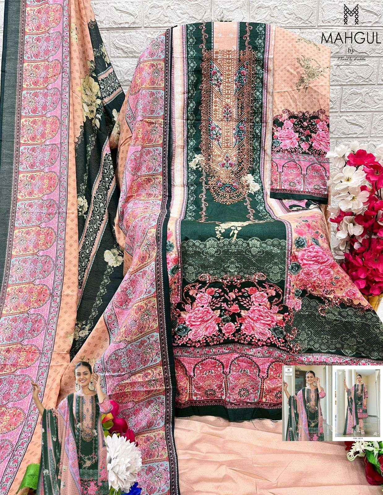 Shraddha Nx Mahgul Sitra Vol 1 Lawn Cotton Dress Material 4 pcs Catalogue