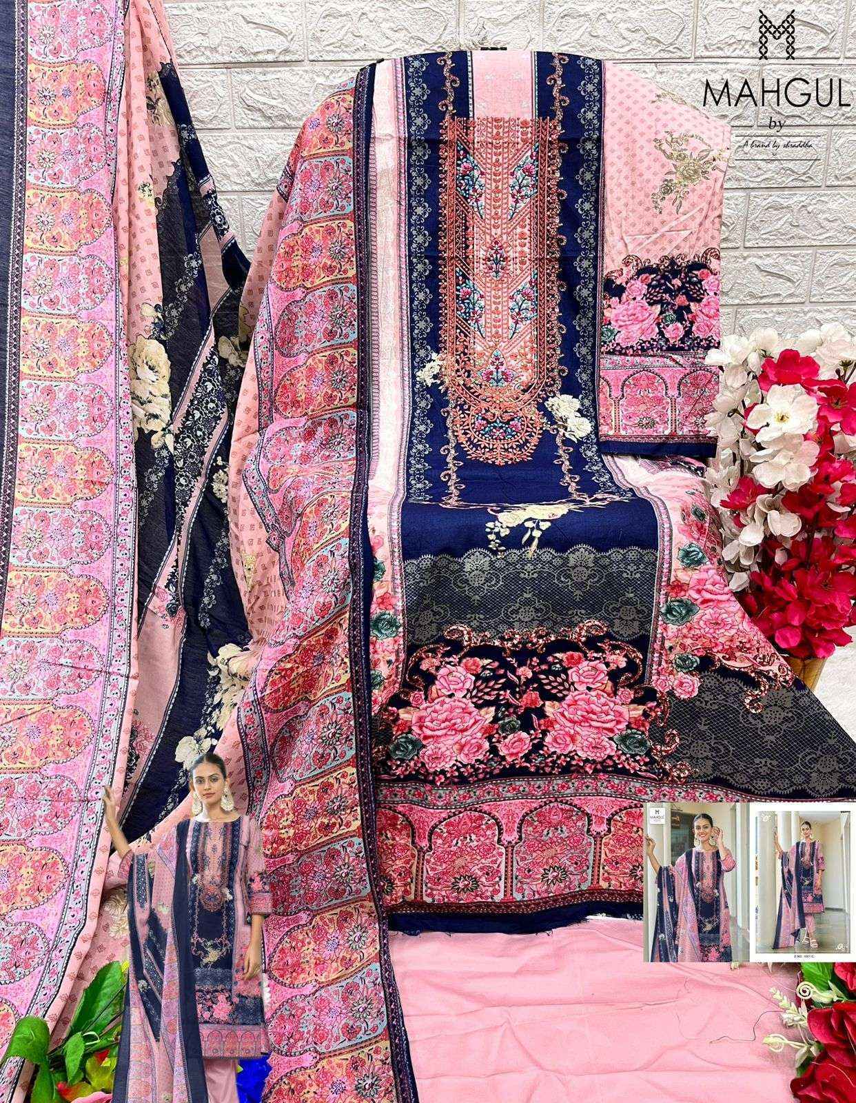 Shraddha Nx Mahgul Sitra Vol 1 Lawn Cotton Dress Material 4 pcs Catalogue