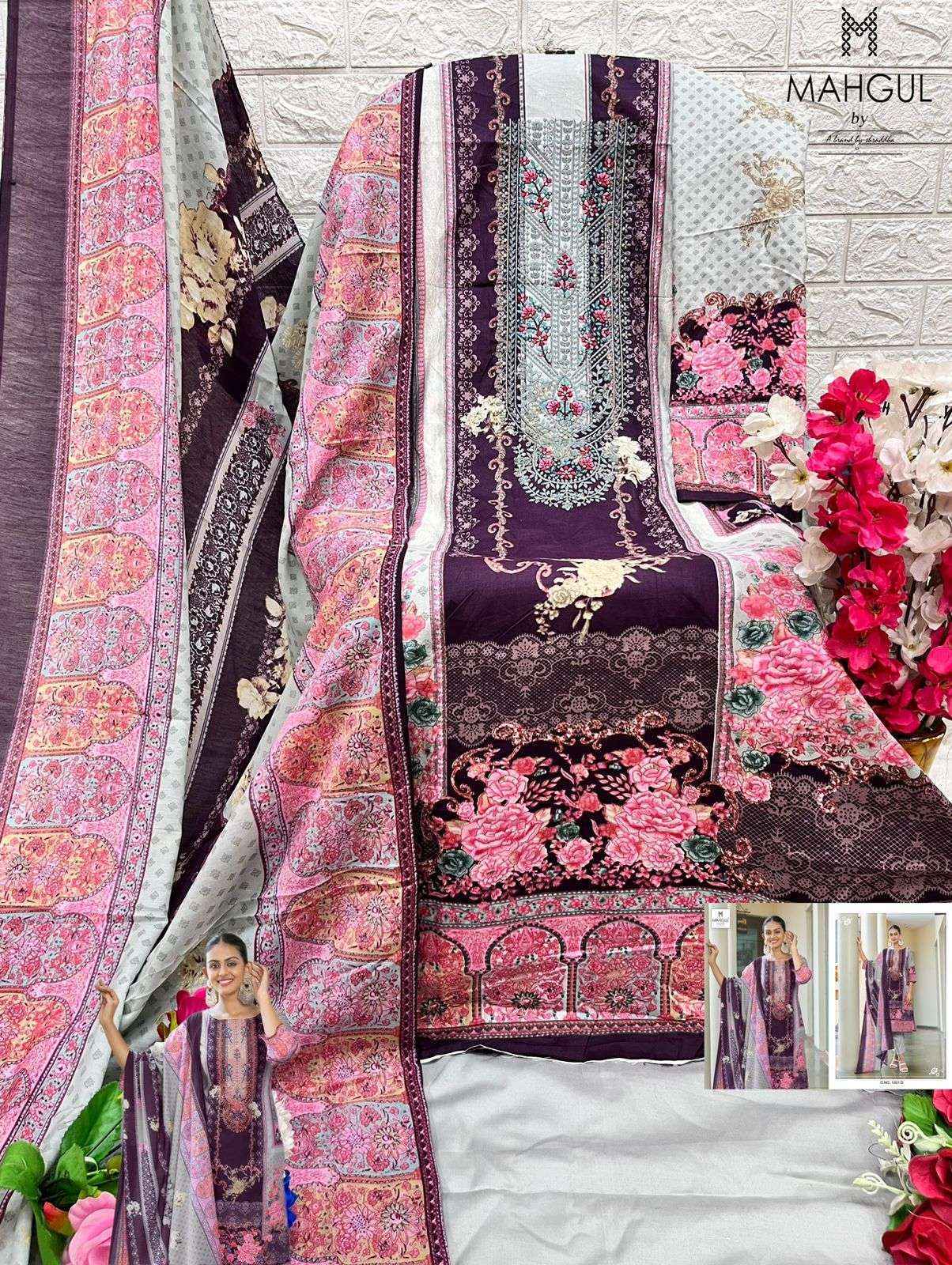 Shraddha Nx Mahgul Sitra Vol 1 Lawn Cotton Dress Material 4 pcs Catalogue