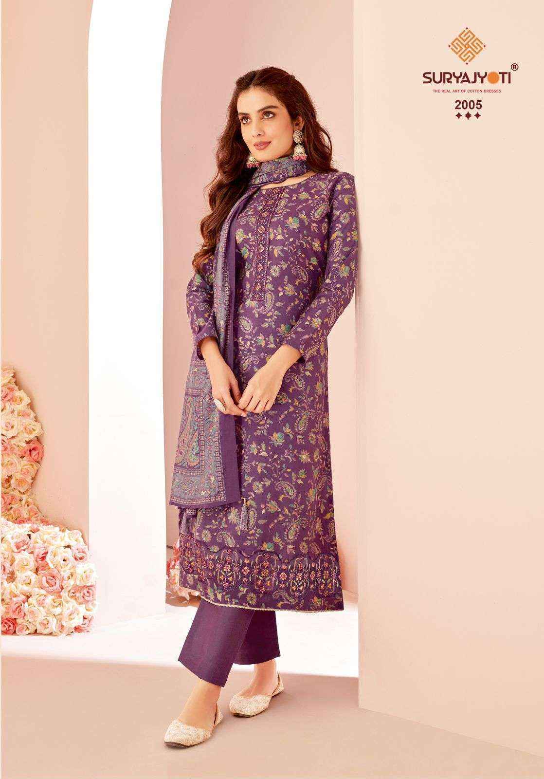 Suryajyoti Kanika Vol-2 Modal Dress Material (6 pcs Catalogue)