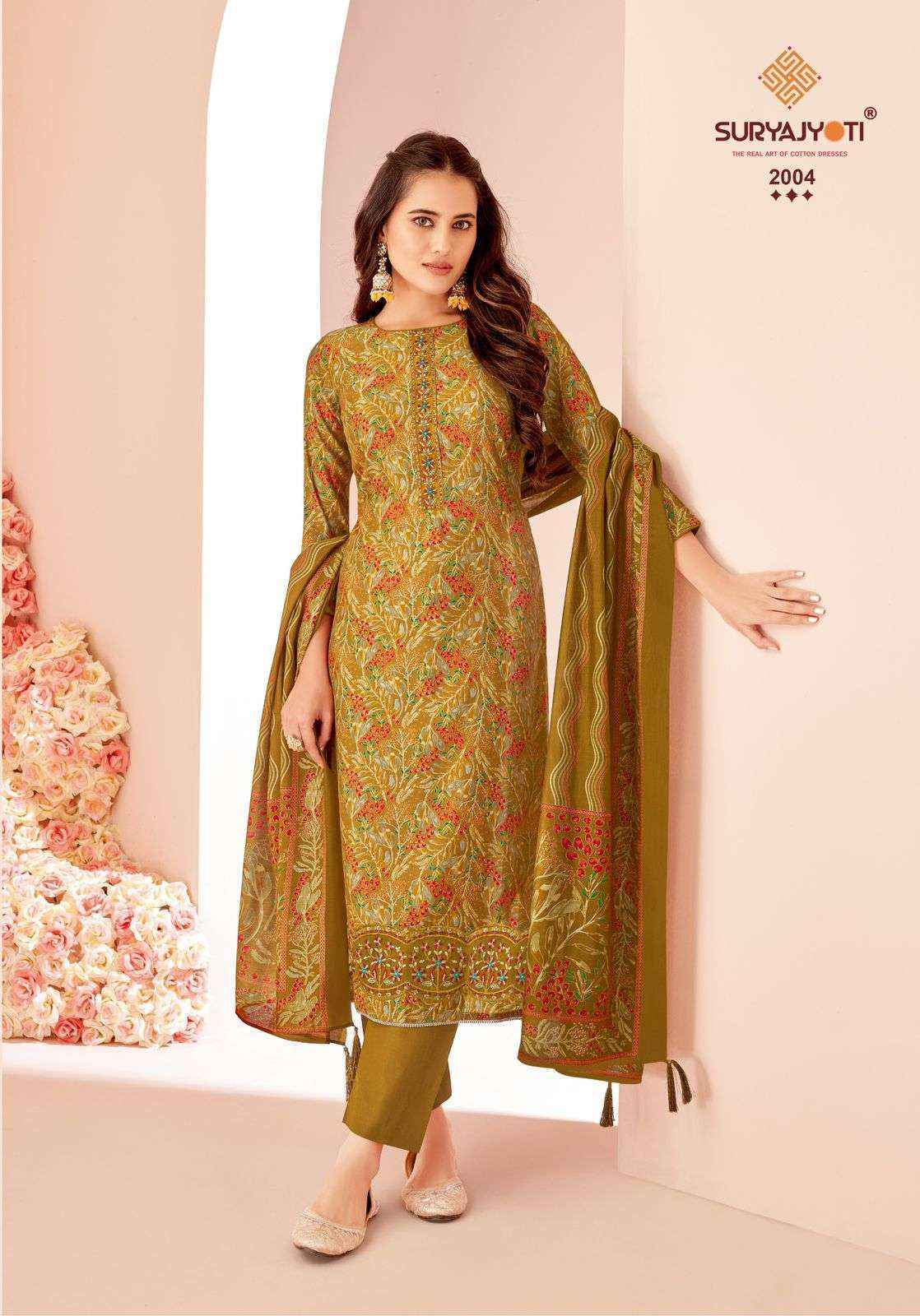 Suryajyoti Kanika Vol-2 Modal Dress Material (6 pcs Catalogue)