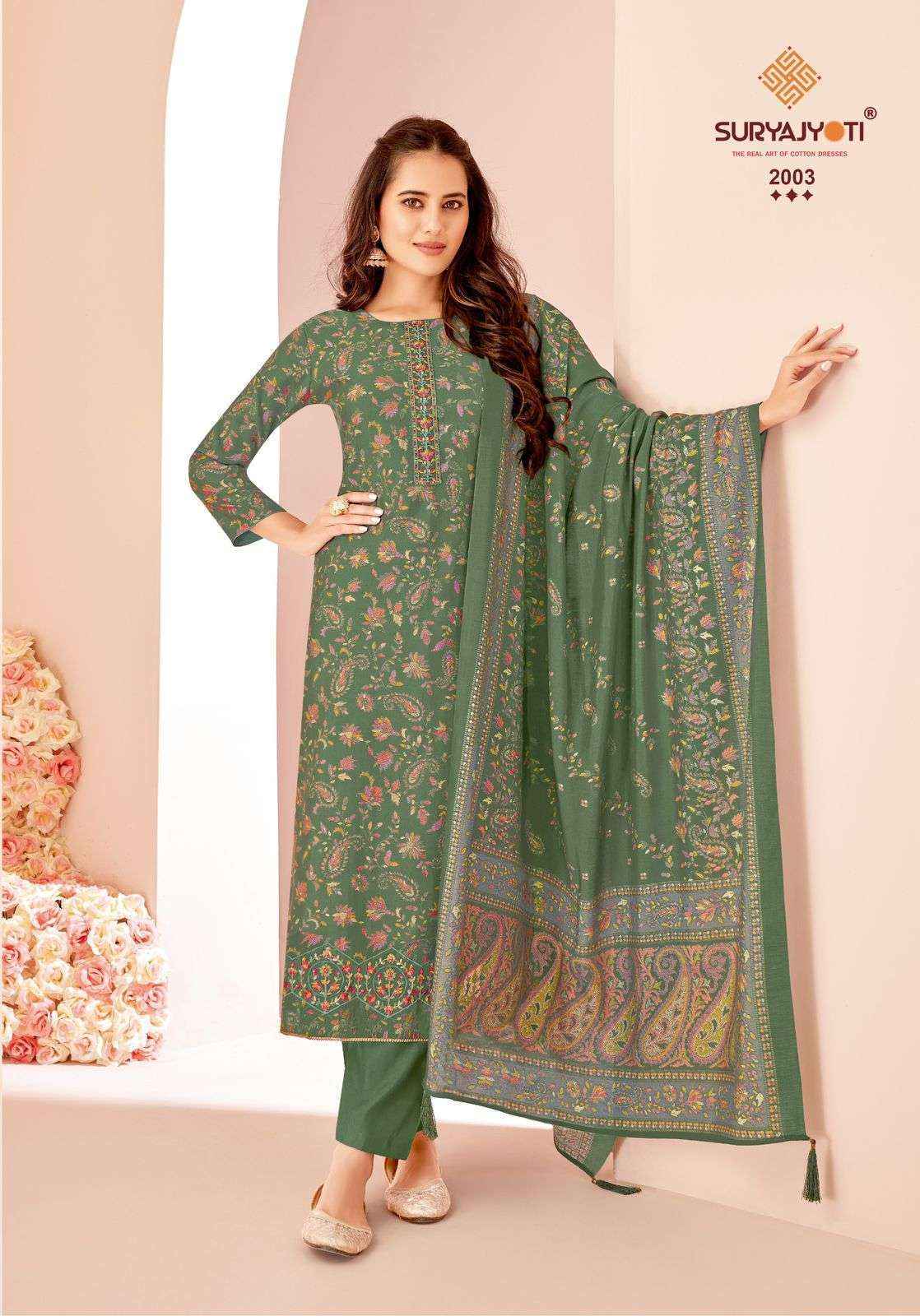 Suryajyoti Kanika Vol-2 Modal Dress Material (6 pcs Catalogue)