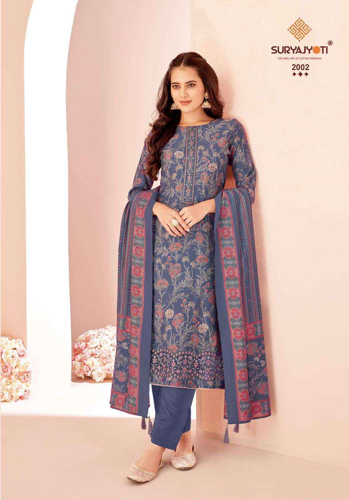 Suryajyoti Kanika Vol-2 Modal Dress Material (6 pcs Catalogue)