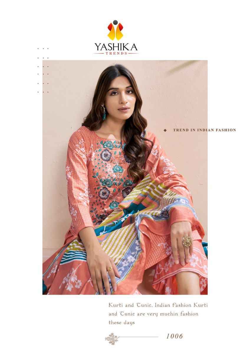 Yashika Trends Simayaa Cotton Dress Material (6 pcs Catalogue)