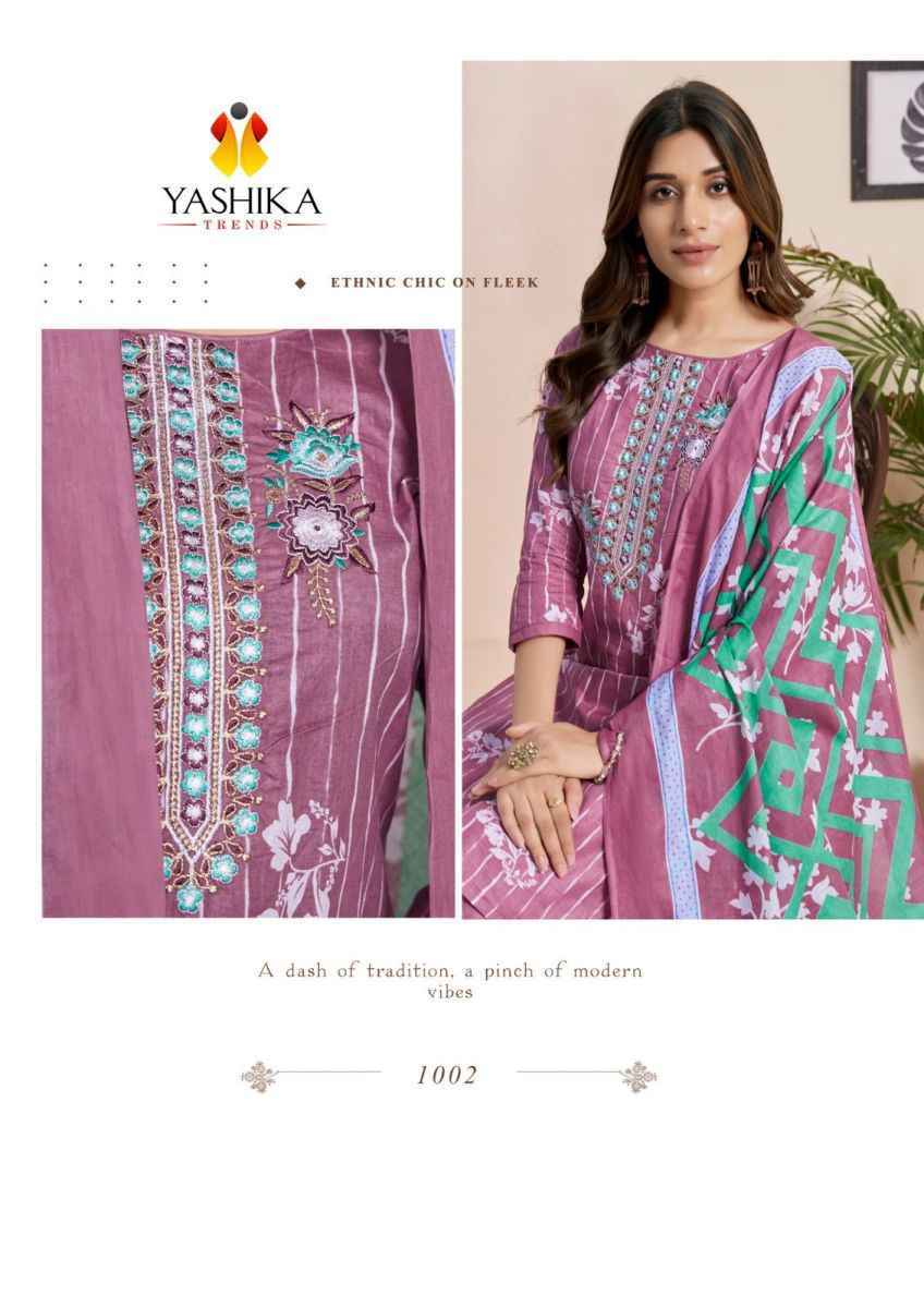 Yashika Trends Simayaa Cotton Dress Material (6 pcs Catalogue)