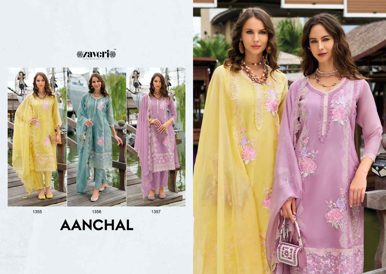 Zaveri Aanchal Cotton Readymade Dress (3 pcs Catalogue)