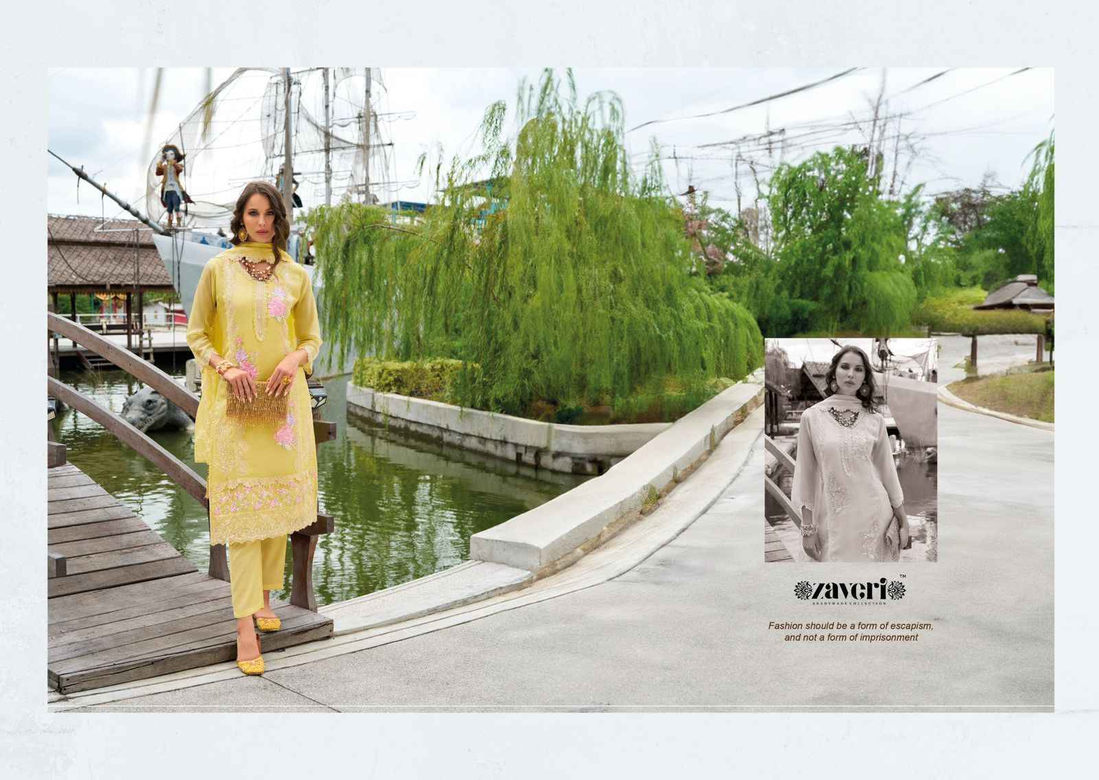 Zaveri Aanchal Cotton Readymade Dress (3 pcs Catalogue)