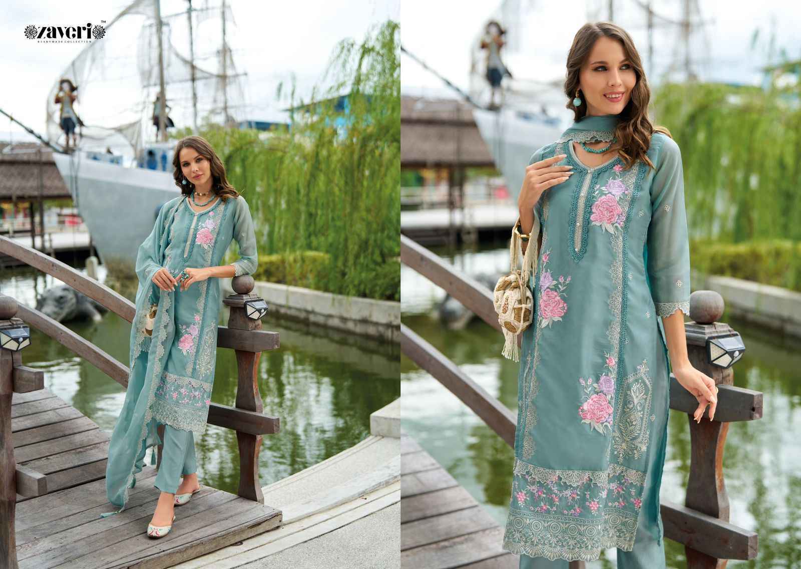 Zaveri Aanchal Cotton Readymade Dress (3 pcs Catalogue)