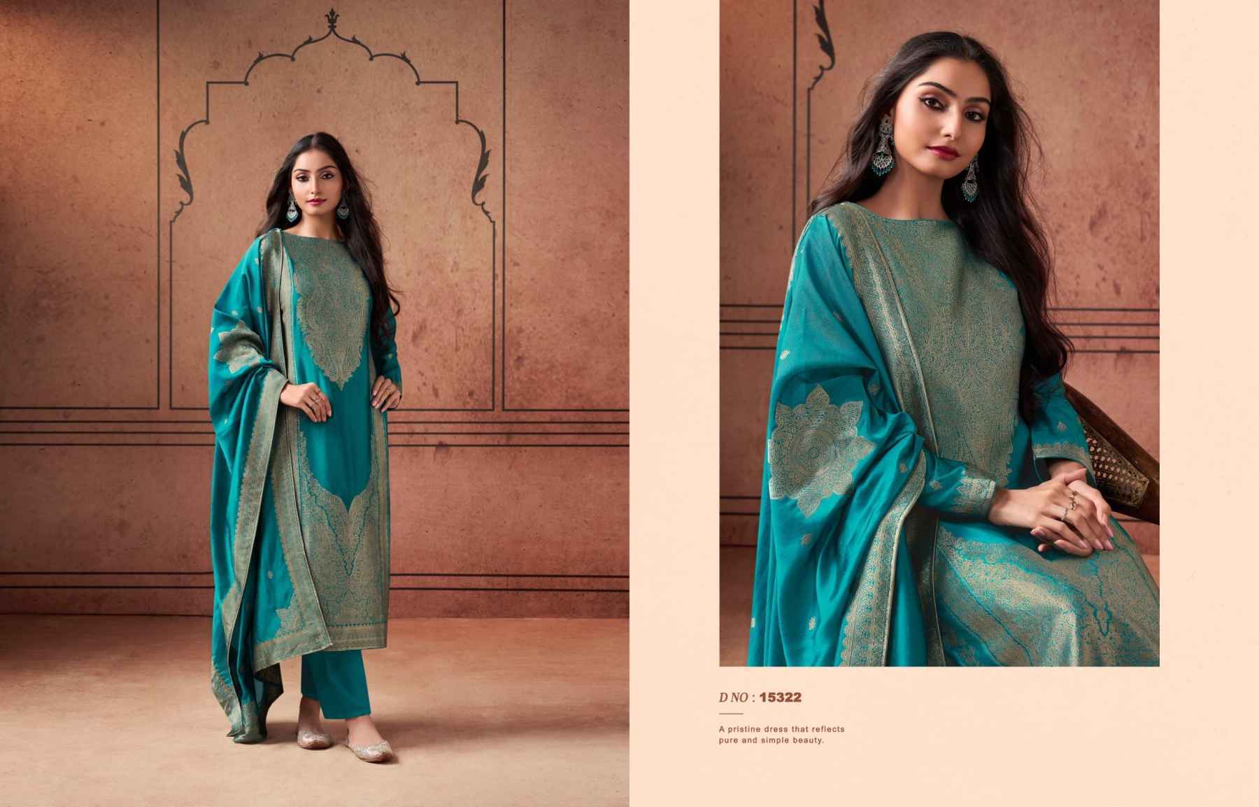 Zisa Silky Vol-5 Bamberg Silk Dress Material (4 pcs Catalogue)