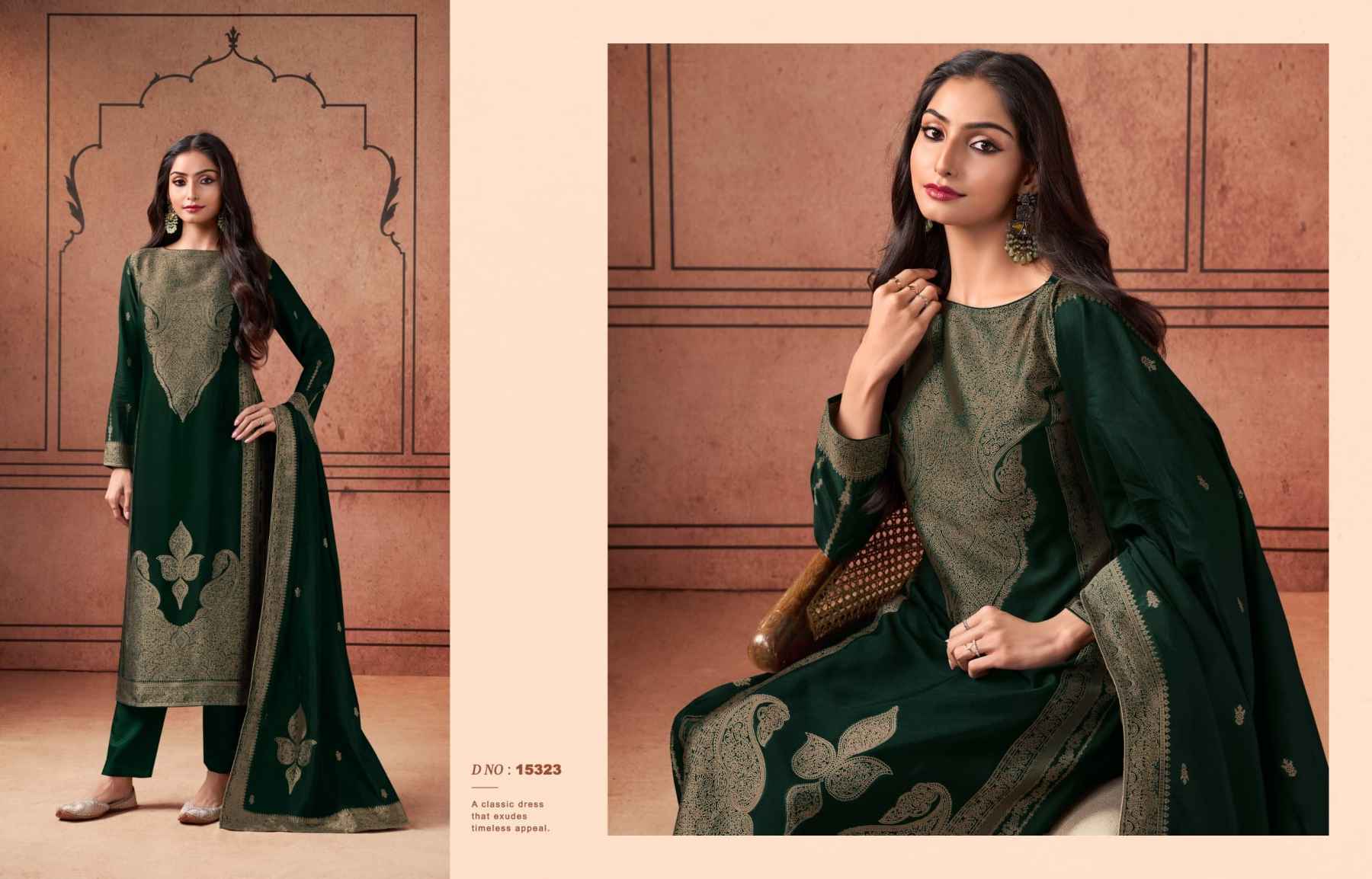 Zisa Silky Vol-5 Bamberg Silk Dress Material (4 pcs Catalogue)