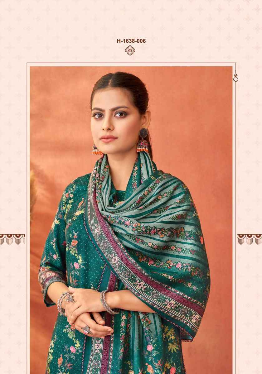 Alok Suit Prisha Woolen Printed Dress Material (6 pcs Catalogue)