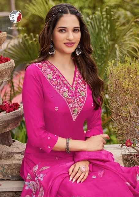 Anju Fabrics Ghunghat Vol-11 Silk Readymade Dress (6 pcs Catalogue)