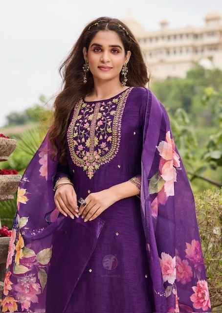 Anju Fabrics Ghunghat Vol-11 Silk Readymade Dress (6 pcs Catalogue)