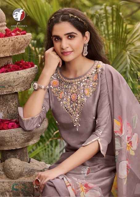 Anju Fabrics Ghunghat Vol-11 Silk Readymade Dress (6 pcs Catalogue)