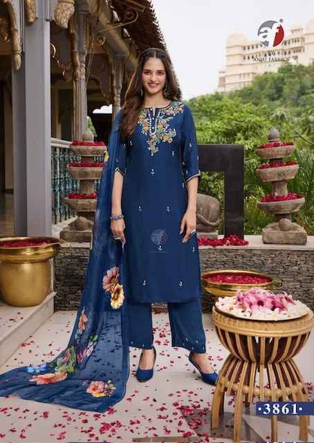 Anju Fabrics Ghunghat Vol-11 Silk Readymade Dress (6 pcs Catalogue)