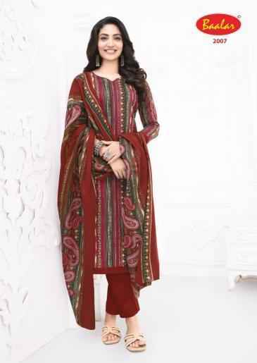 Baalar Kashmir Cotton Vol-2 Cotton Dress Material (12 pcs Catalogue)
