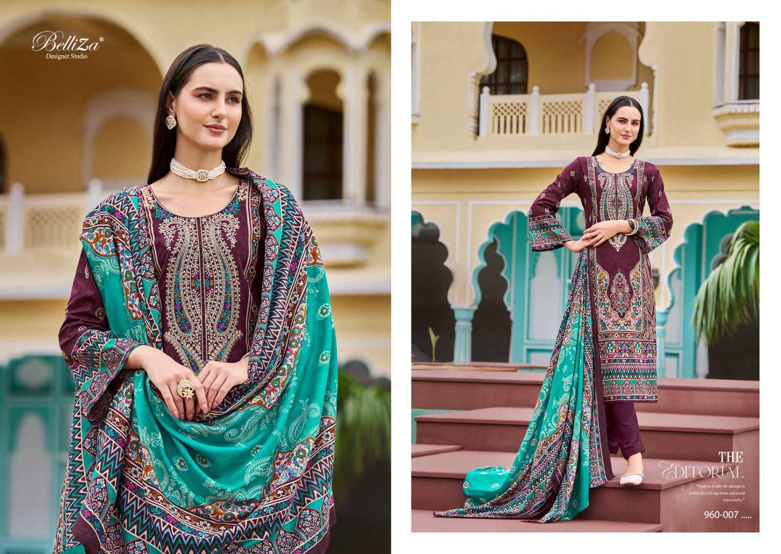 Belliza Naira Vol-71 Cotton Dress Material (8 pcs Cataloge)