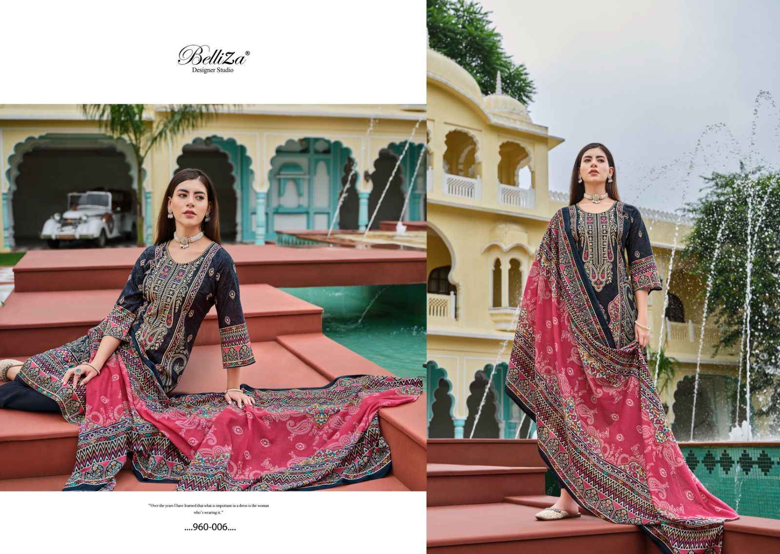 Belliza Naira Vol-71 Cotton Dress Material (8 pcs Cataloge)