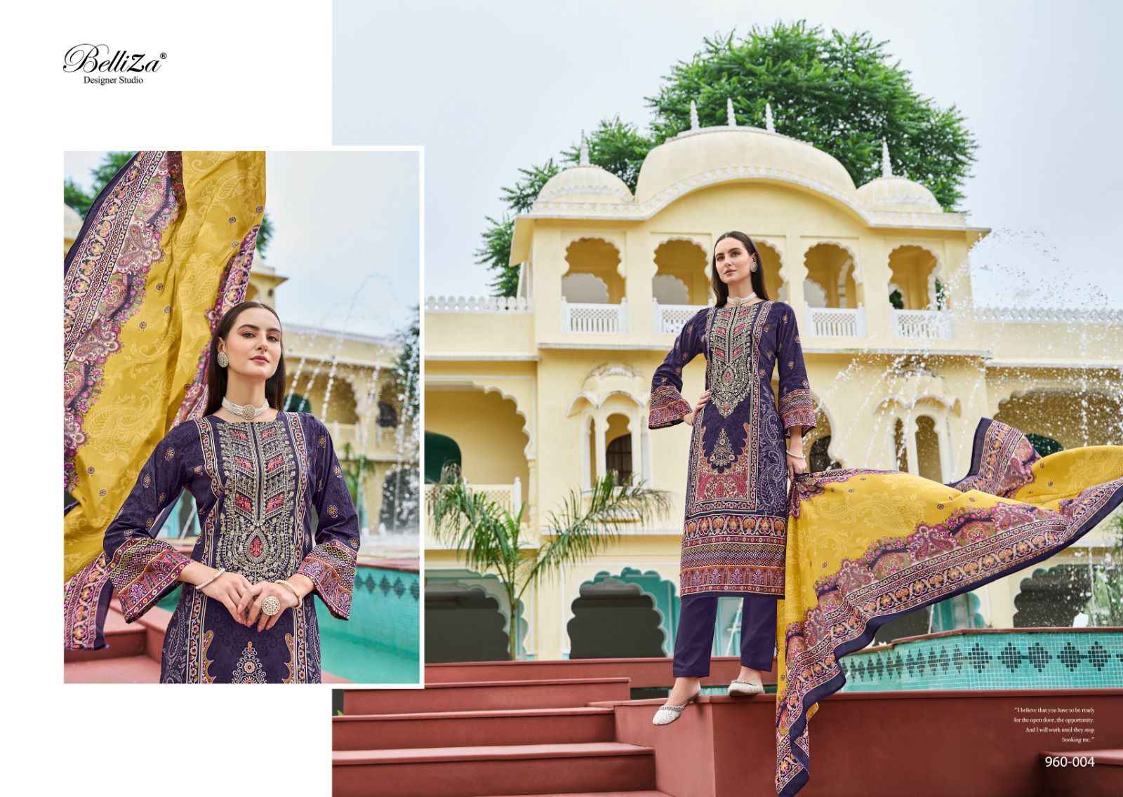 Belliza Naira Vol-71 Cotton Dress Material (8 pcs Cataloge)