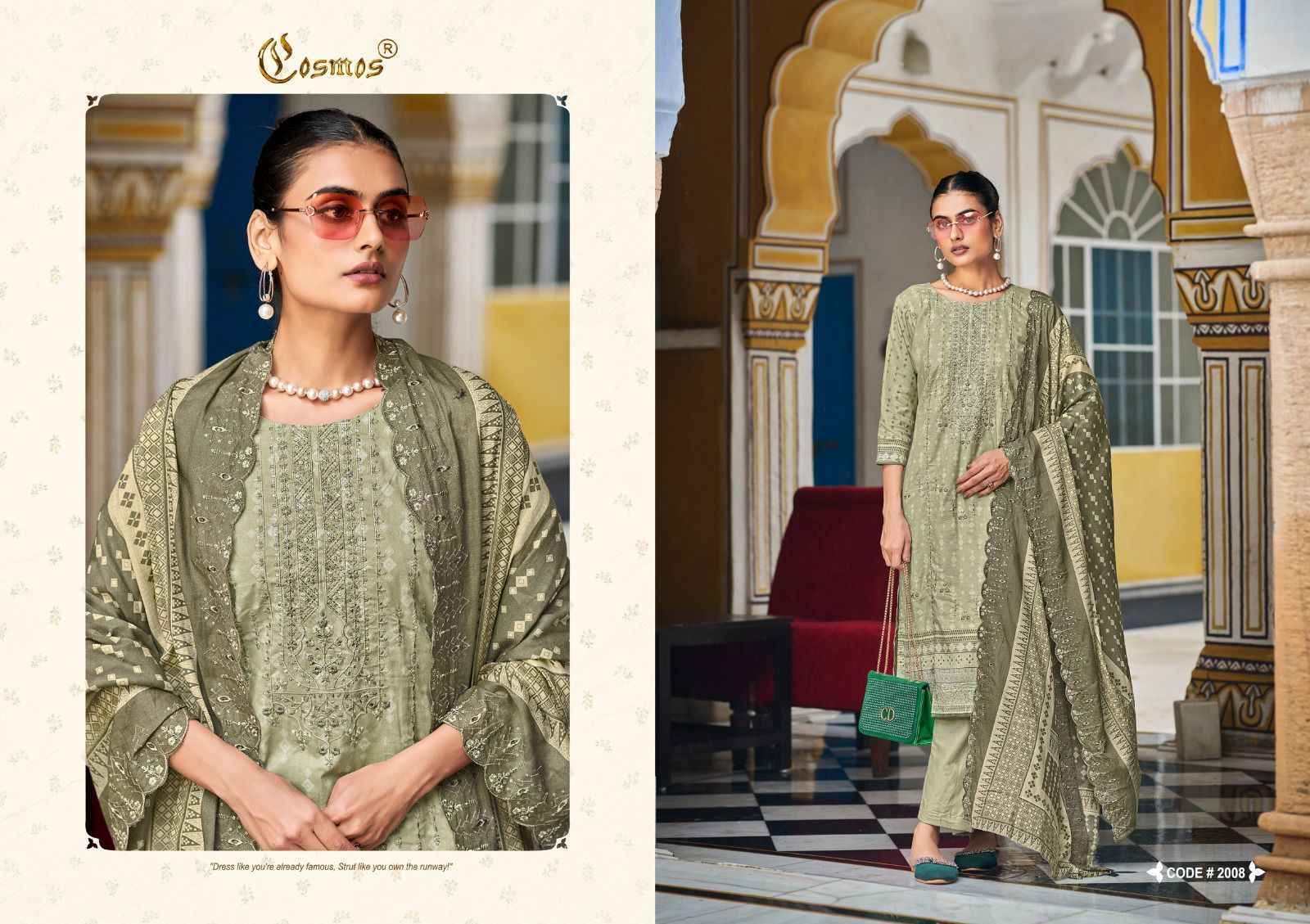 Cosmos Bin Saeed Vol 2 Cotton Dress Material 8 pcs Catalogue